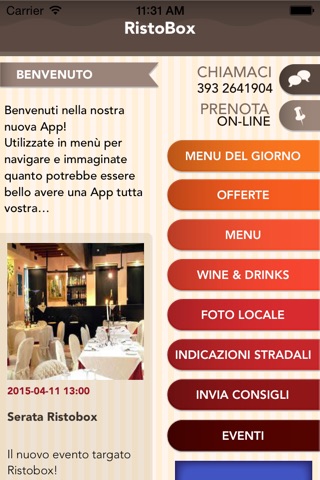 Ristorante Ristobox screenshot 2