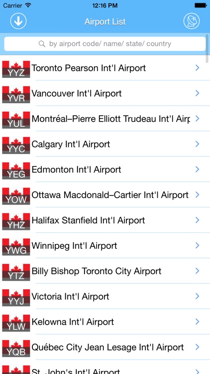 Canada Airport - iPlane Flight Information screenshot-4