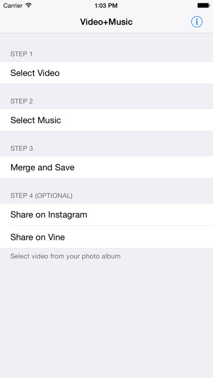 Video+Music - Add Music to Video (For Instagram & Vine, Etc.)