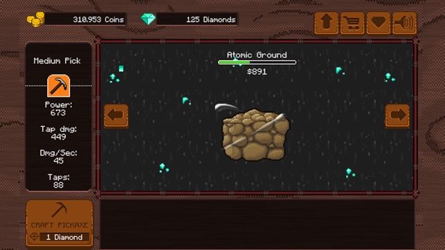 Pickaxe: Adventurous powerful free mining idle game, break s(圖1)-速報App