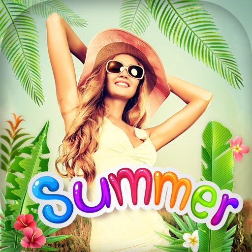 Summer Photo Booth – Cool Summer-Time Stickers And Pic Frames With ...