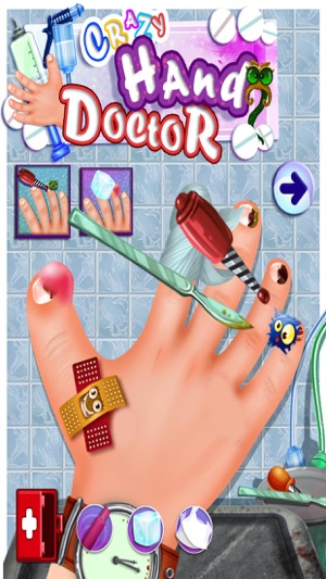 Crazy Hand & Nail Doctor Surgery - Free Kids Games(圖2)-速報App