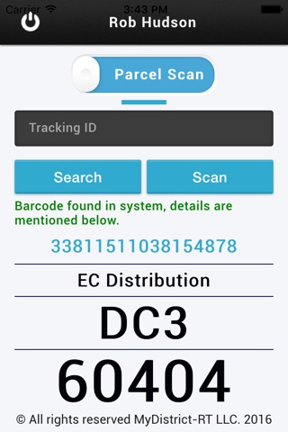 MyDistrict Induct Scan screenshot 2