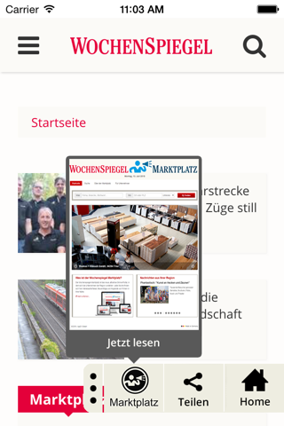 WochenSpiegellive.de screenshot 2