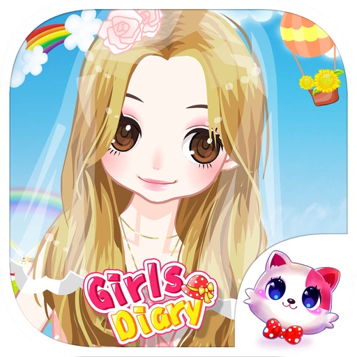 Girls Diary - Sweet Princess Dress up,Free Funny Games Icon
