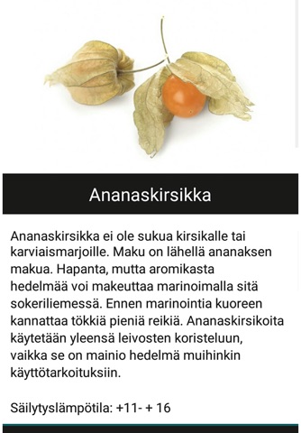 Satokausikalenteri screenshot 2