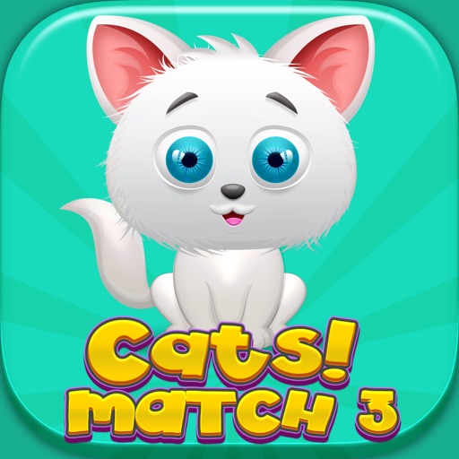 Match 3 Kitten Collector – Sliding Puzzle.s and Extreme Brain Teaser  Game Icon