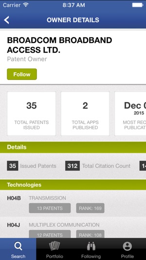 PatentBuddy Patent Analytics(圖5)-速報App