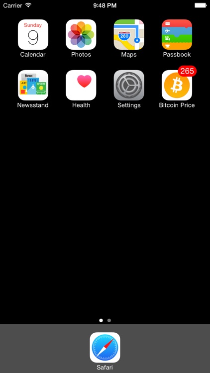Bitcoin Price - Live price updates on app icon badge and Watch