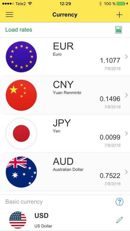 Currency: Convert Foreign Money Exchange Rates for Currencies from USD Dollar into EUR Euro