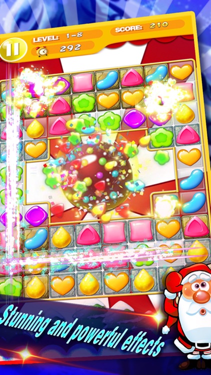 Candy Christmas-Free Fun match 3 puzzle games screenshot-3