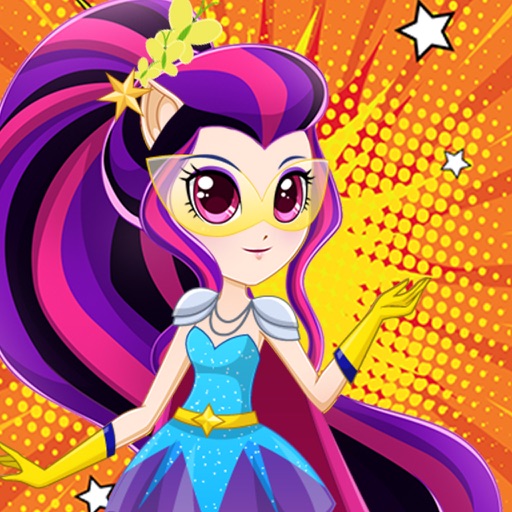 The Wonder Pony Super-Hero - Equestria girl Edition dress up game icon