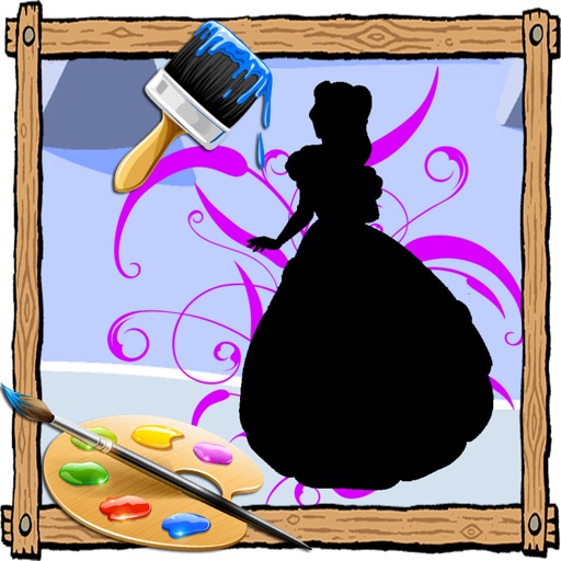 Coloring Page For Kids Game Princess Edition iOS App