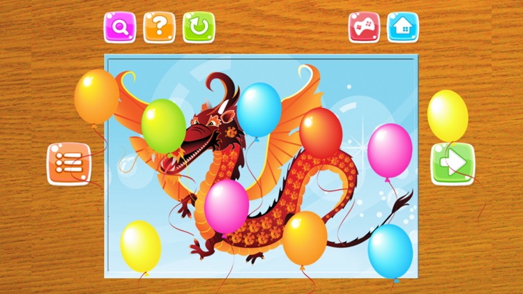 Dinosaur And Dragon Puzzle - Dino Jigsaw Puzzles For Kids Toddler and Preschool Learning Games screenshot-4