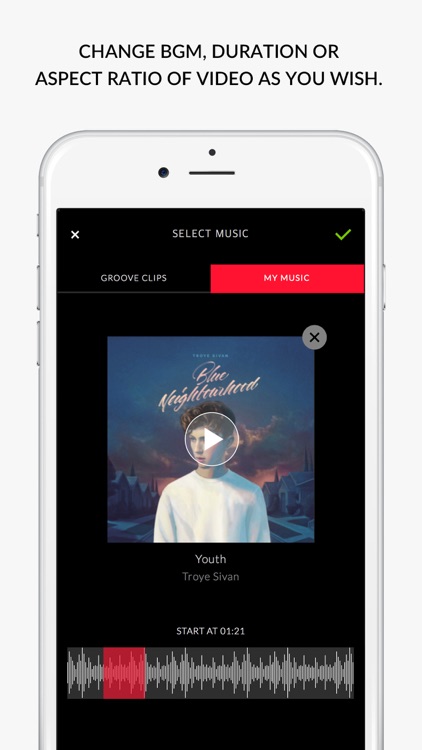 GrooveVideo - Combine Video Photo with Music Beats screenshot-3