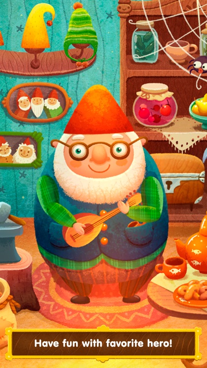 Wonderland - learn how fairy-tale creatures live (game for kids)