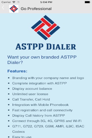 ASTPP Dialer - VoIP Softphone screenshot 2