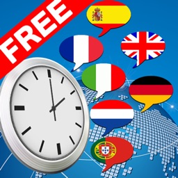 Multilingual speaking clock - free version