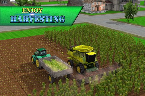 Tractor Farming Simulator: Realistic 3D Heavy Village Trolley & Extreme Trucker 2016 screenshot 2