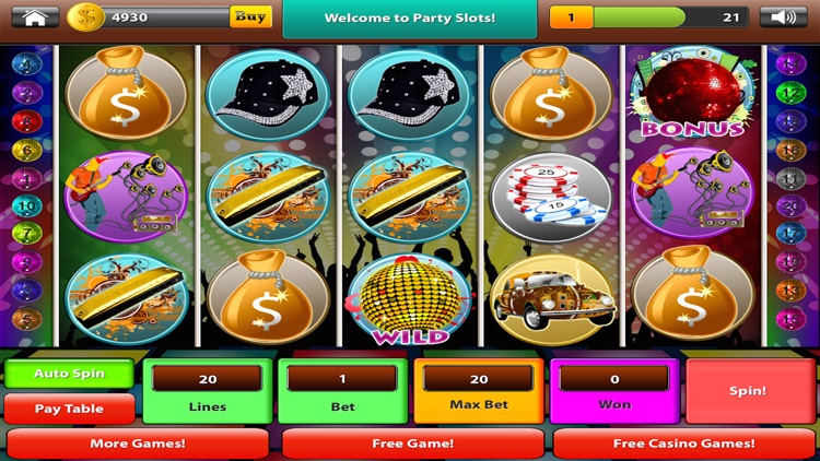 80’s Bonanza Night with Fortune party slots