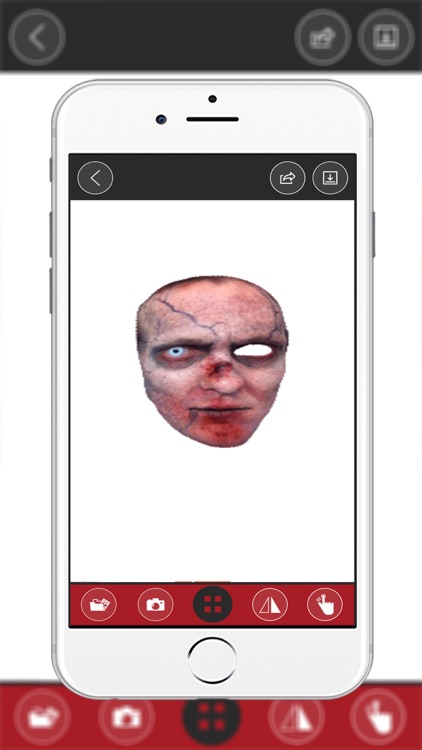 Montage photo visage Zombie screenshot-3