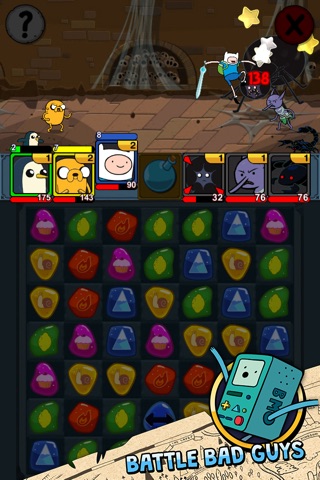 Adventure Time Puzzle Quest - Match 3 RPG Game screenshot 2