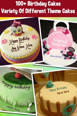 Name On Cake - Happy Birthday Cakes With Editor screenshot 2