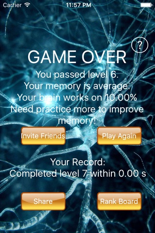 Go Memory - Test, Training and Go Up Your Brain Games - Zalo screenshot 3