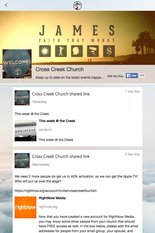 Cross Creek Church screenshot 2