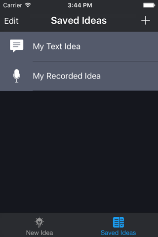 Edison Hypnagogia Idea App screenshot 2