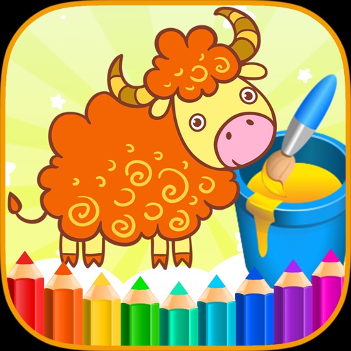 Coloring Book Animals Pirate Icon