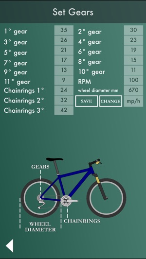 Bike Workshop  : Tire Pressure Calculator, Gear Ratio Calcul(圖5)-速報App