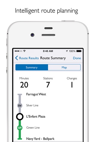 Washington DC Metro Route Map screenshot 3