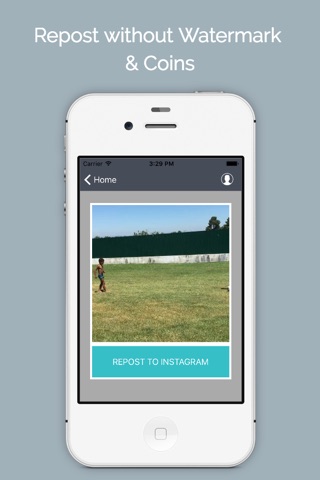 Clean RepostWhiz-Quick Repost photos and videos "from Instagram" screenshot 3