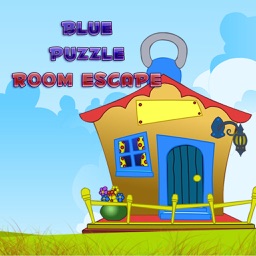 Blue Puzzle Room Escape