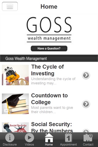 Goss Wealth Management screenshot 2