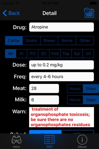 Ag Drug Residue Reference screenshot 3