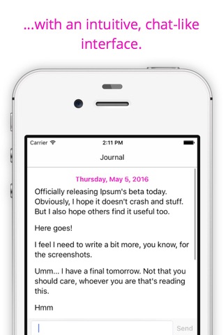 Ipsum — Chat with your Journal screenshot 2