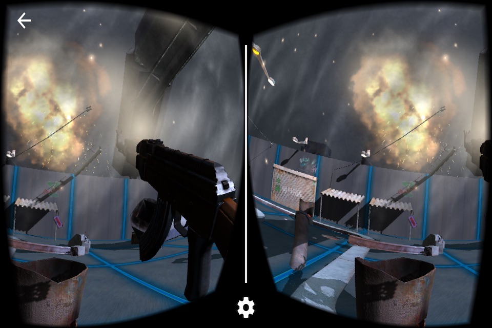 VR FPS in Space for Google CardBoard screenshot 2