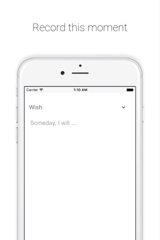 Wish Card - Remind youself the moment you want to have screenshot 3