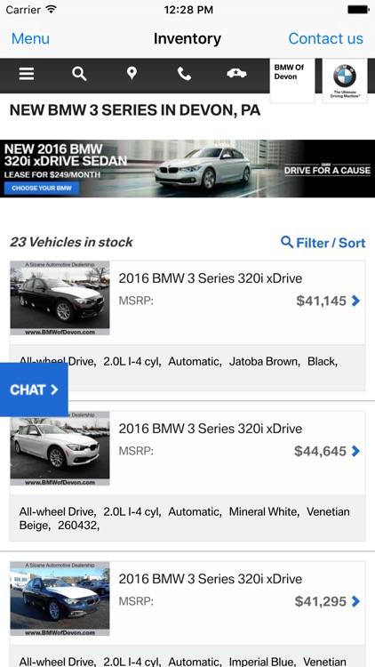 BMW of Devon Dealership App