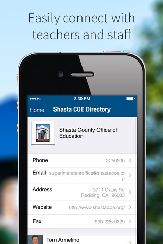 Shasta COE screenshot 2