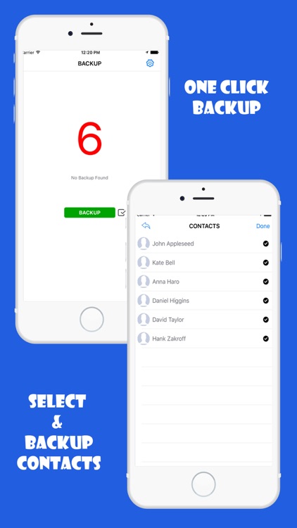 Easy Contacts Backup PRO - Save as vCard or CSV