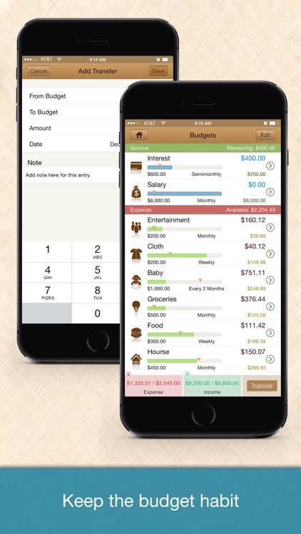 Money Monitor - Account, Budget & Bill Management