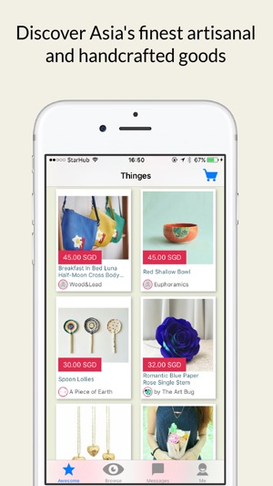 Thinges: Shop Artisanal, Handmade & Pers