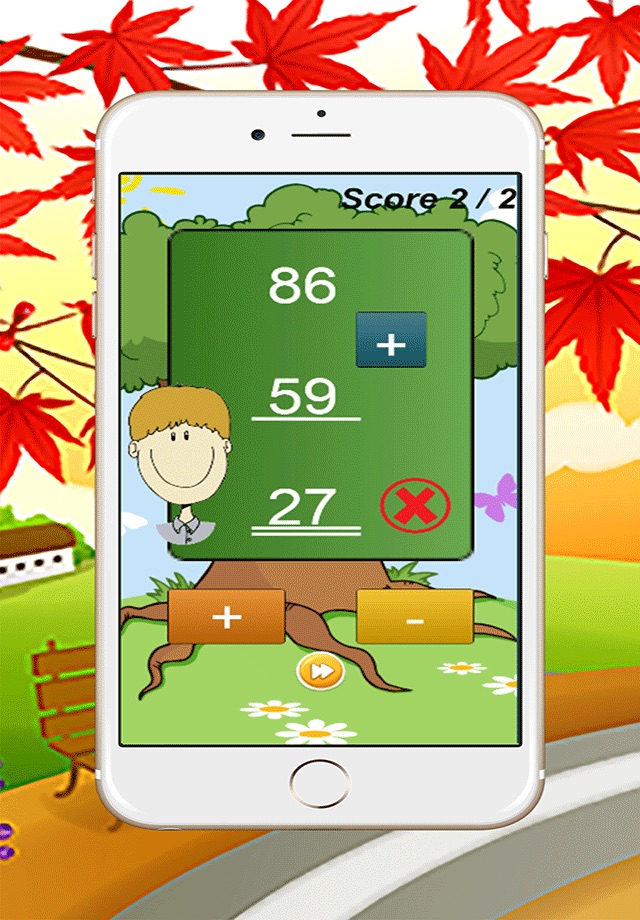 Addition subtraction math - education games for kids screenshot 4