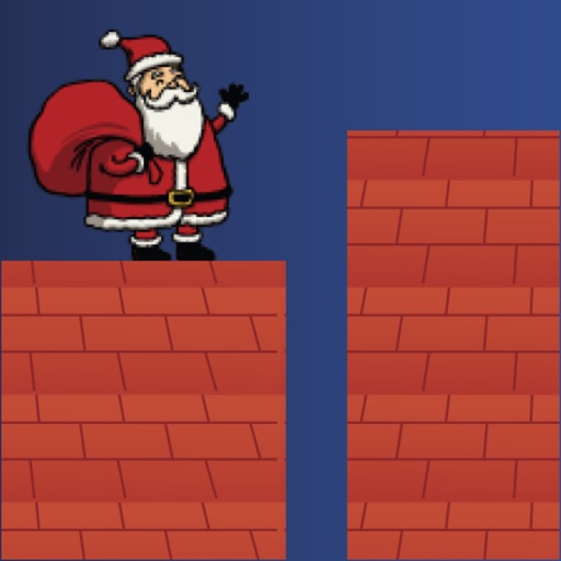 Santa Run - run endlessly on roof Icon