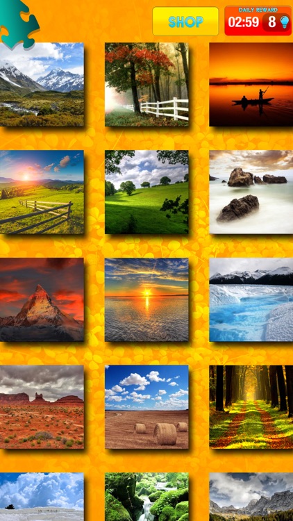 Nature Jigsaw Puzzles – Beautiful Landscape Picture Puzzle Games for Brain screenshot-4