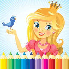 Activities of Princess & Fairy Coloring Book - All In 1 Drawing, Paint And Color Games HD For Good Kid