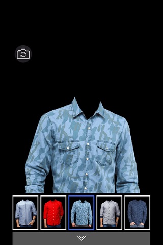 Man Shirt Photo Montage - Latest and new photo montage with own photo or camera screenshot 2